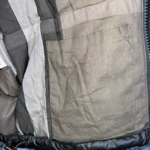 Burberry Brit Erwood Down Puffer Jacket Women’s L Metallic Bronze Olive Y2K - Picture 11 of 16